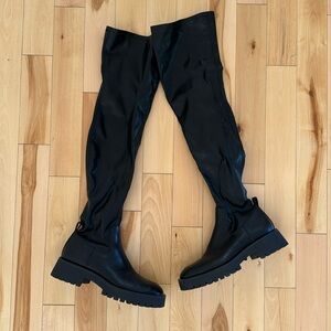 Zara over the knee boots